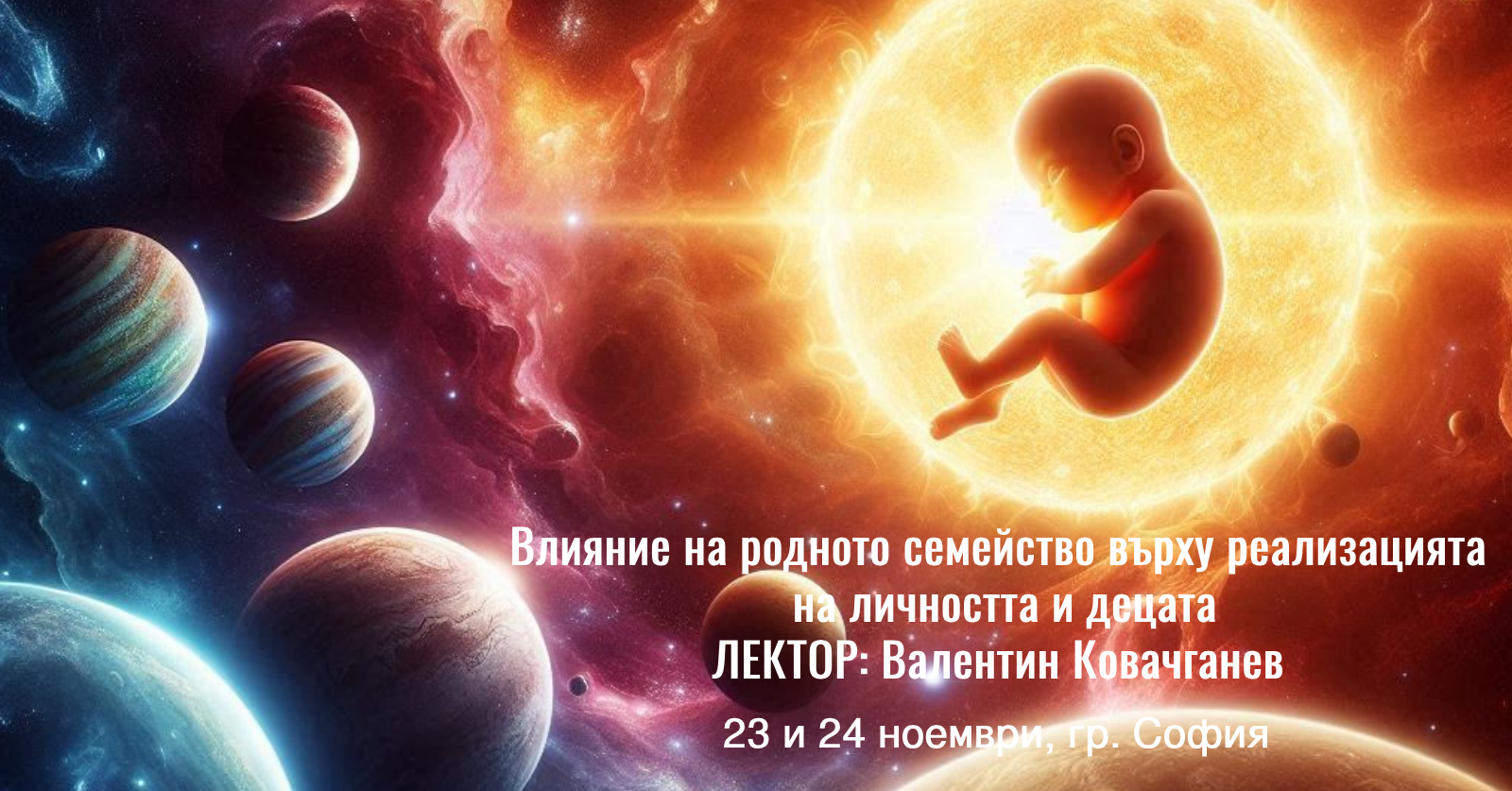 Обучение на тема:  „Влияние на родното семейство върху реализацията на личността и децата“